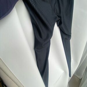 Black and Gray Patterned Leggings